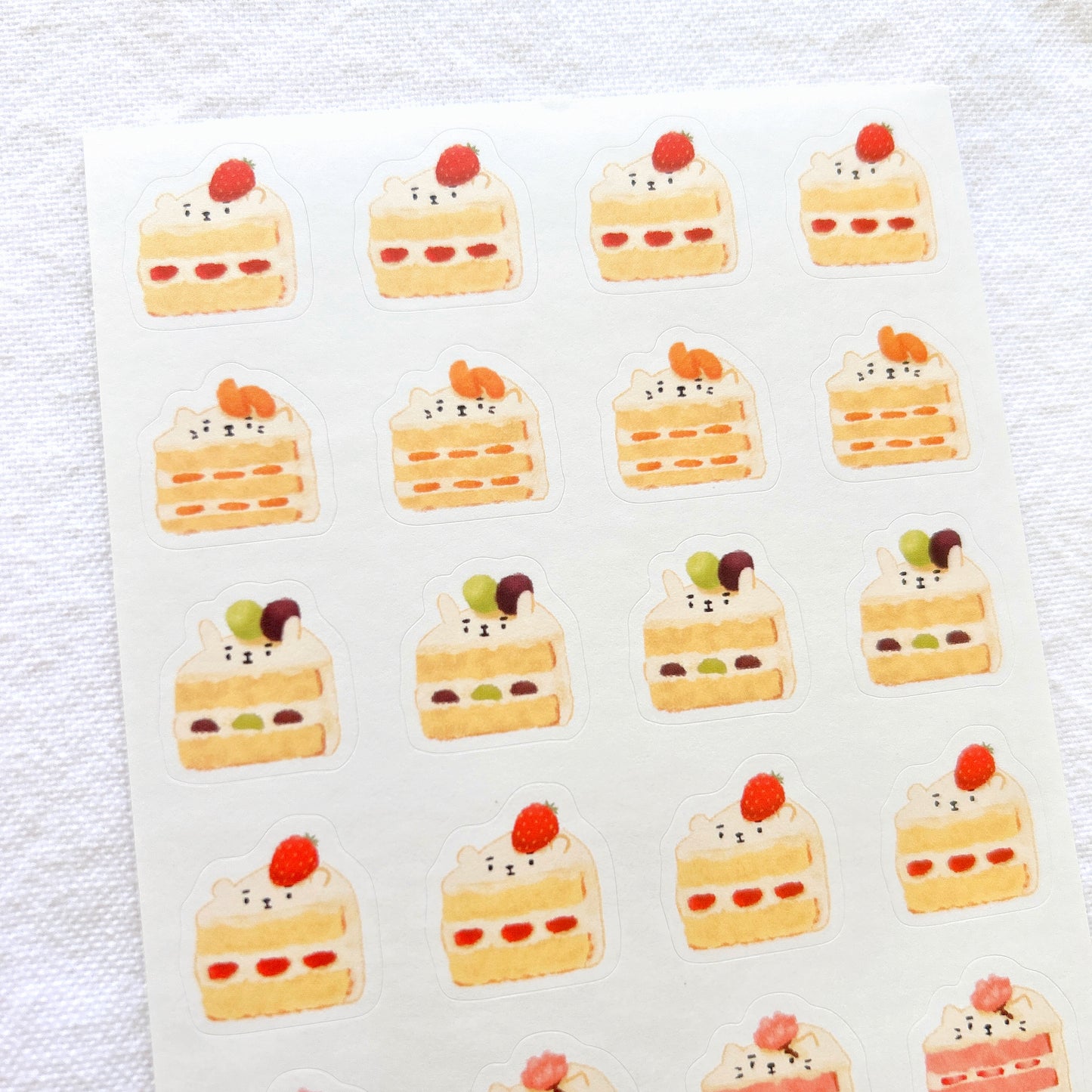 Papier Platz Planner Stickers - Animal Shortcake