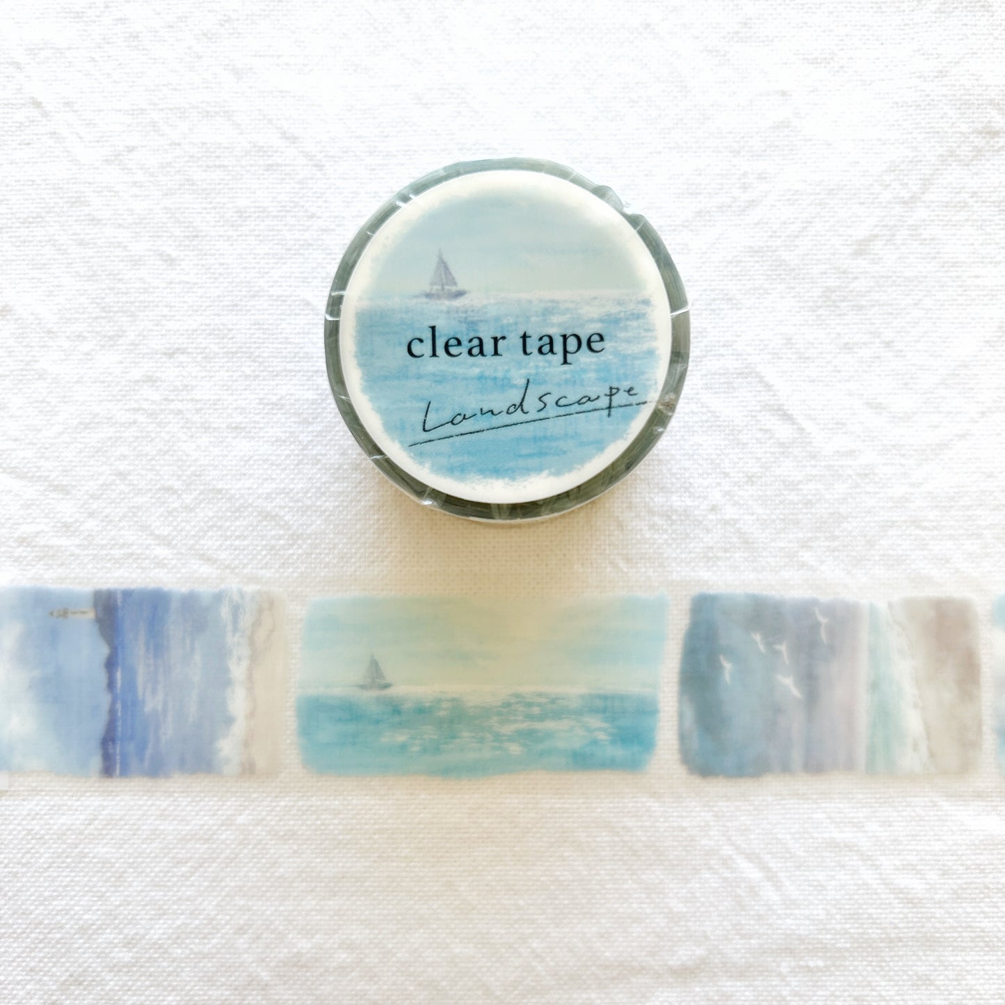 Mind Wave Landscape Clear Tape - Morning Calm