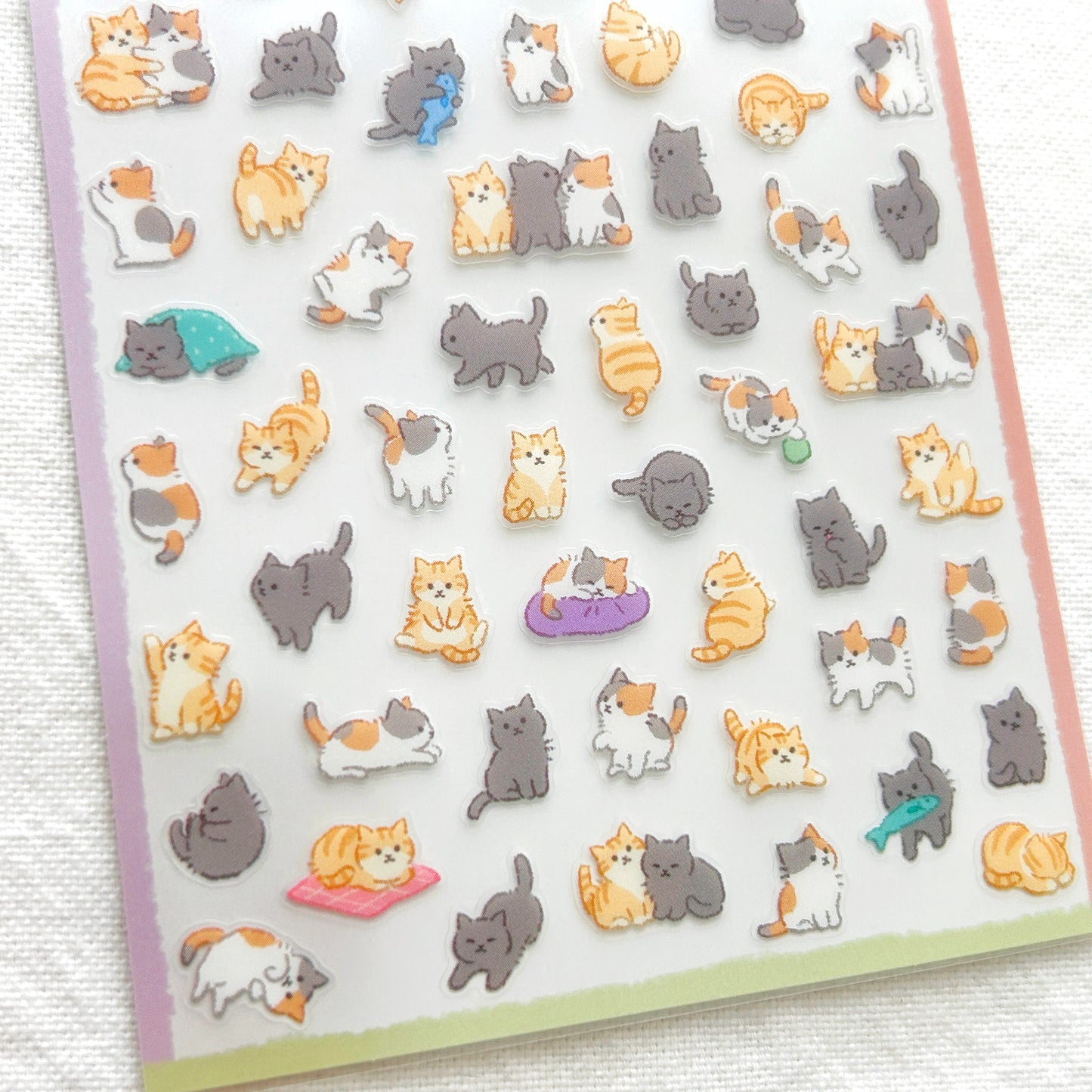 Mind Wave Puchi Fuwa Stickers - Fluffy Neko
