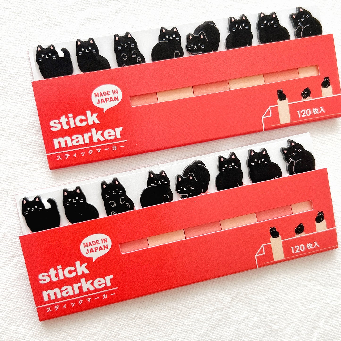 Mind Wave Page Markers - Black Cats 120 Pcs