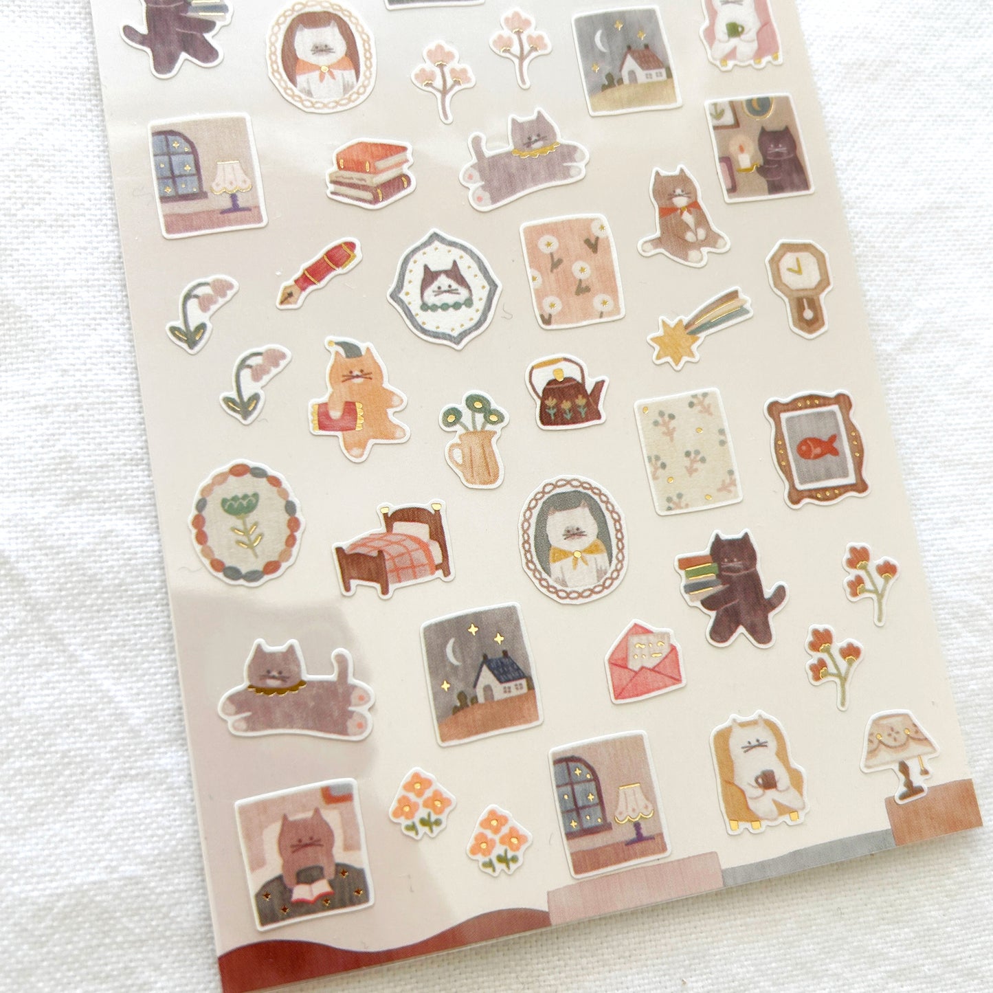Mind Wave Lampo Mini Stickers - Cat and Night