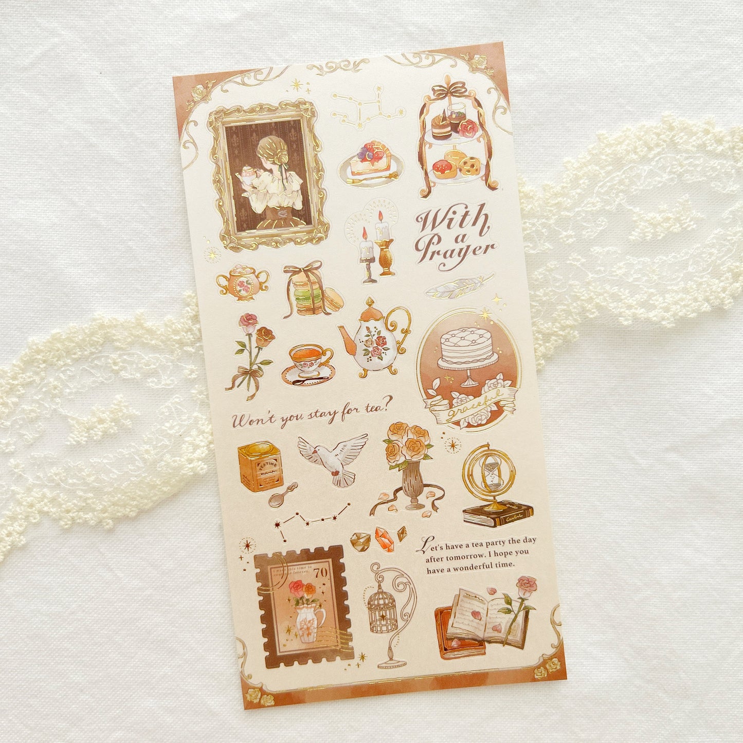 Vintage style sticker