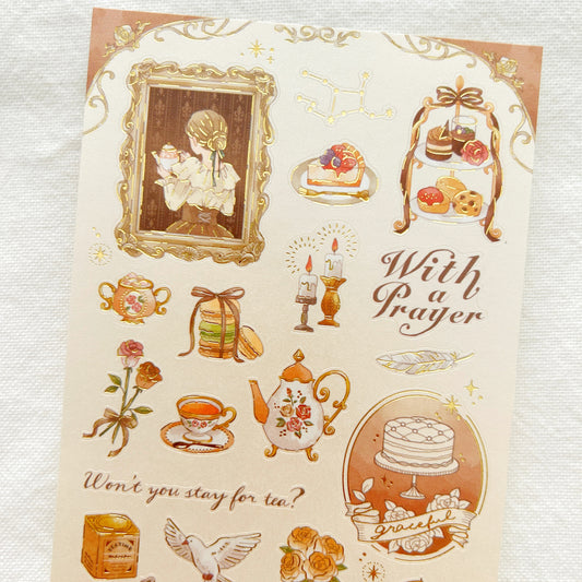 Mind Wave Choupinet Gold Foil Sticker -  Charlotte