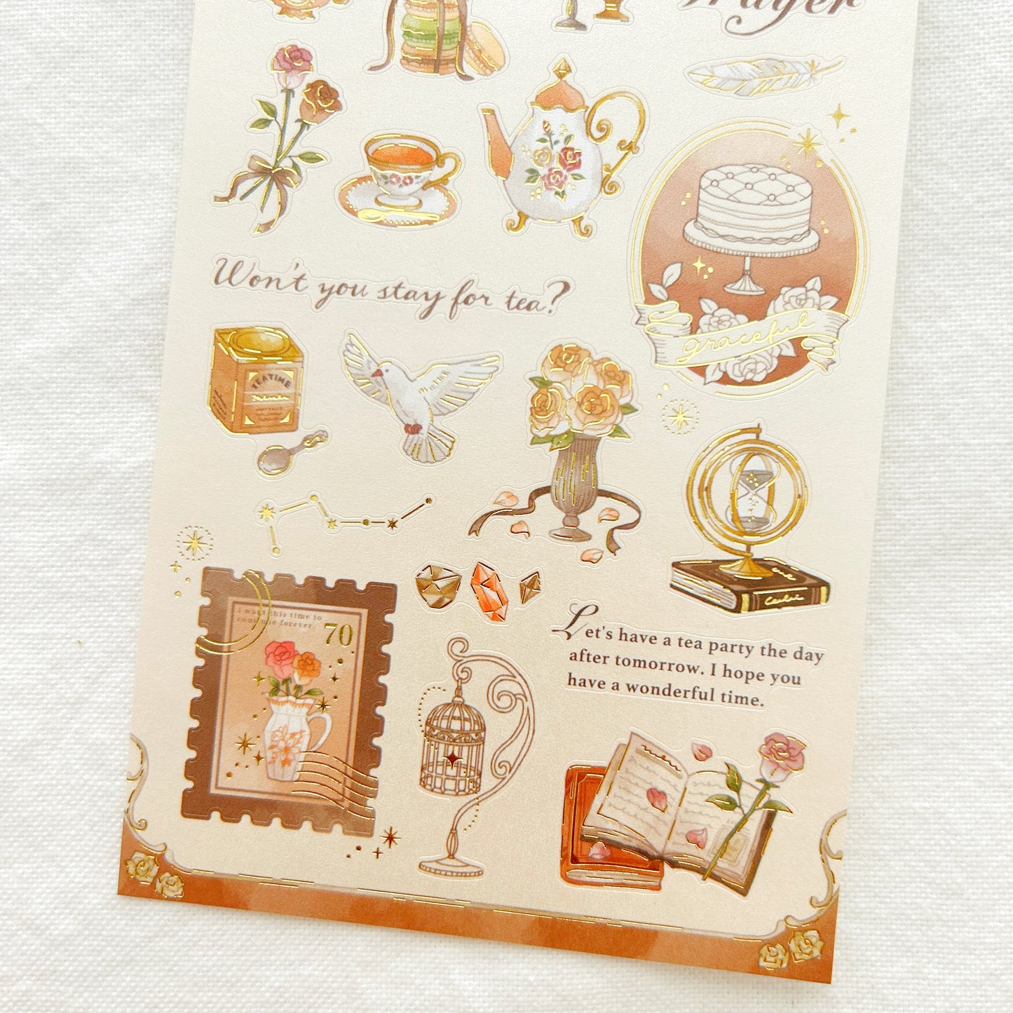 Mind Wave Choupinet Gold Foil Sticker -  Charlotte