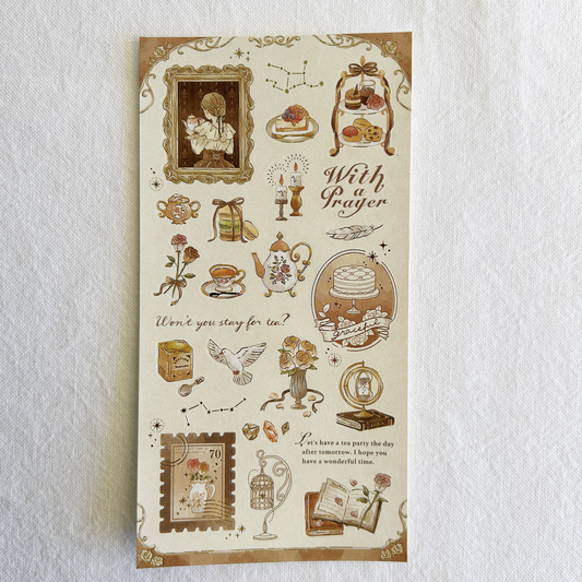 Mind Wave Choupinet- Charlotte sticker sheet. Perfect for journaling, letter decoration, or scrapbooking.