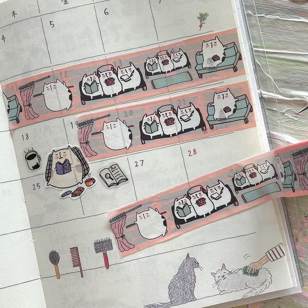 Catdoo Washi Tape - Chill and Relax