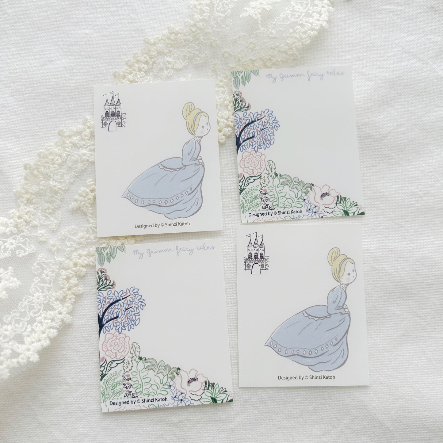 Shinzi Katoh Grimm's Fairy Tale Memo Notes Box - Cinderella