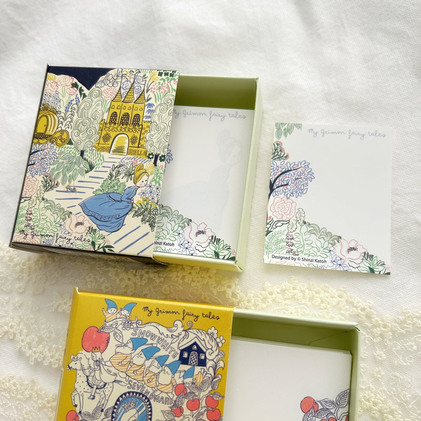 Shinzi Katoh Grimm's Fairy Tale Memo Notes Box - Cinderella