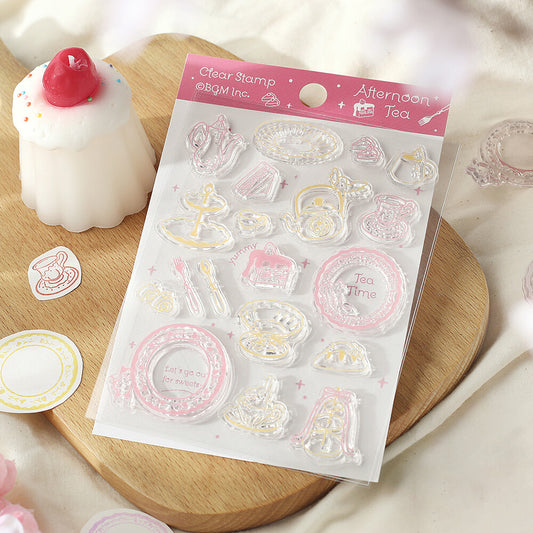 BGM Clear Stamp - Afternoon Tea Party