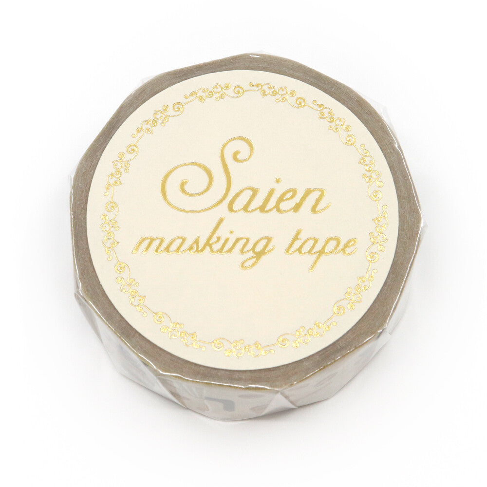 Saien Gold Foil Washi Tape - Coffee Time