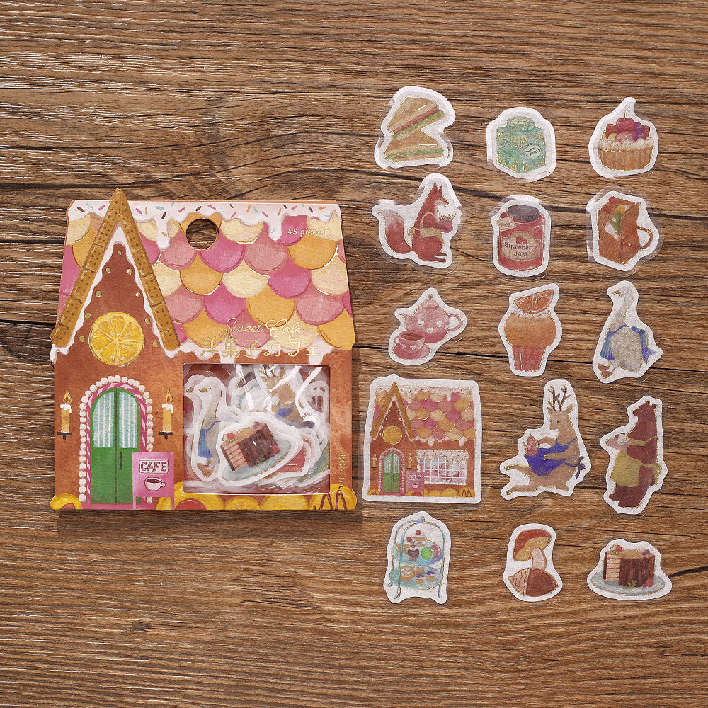 BGM Flake Stickers - Confectionery Café