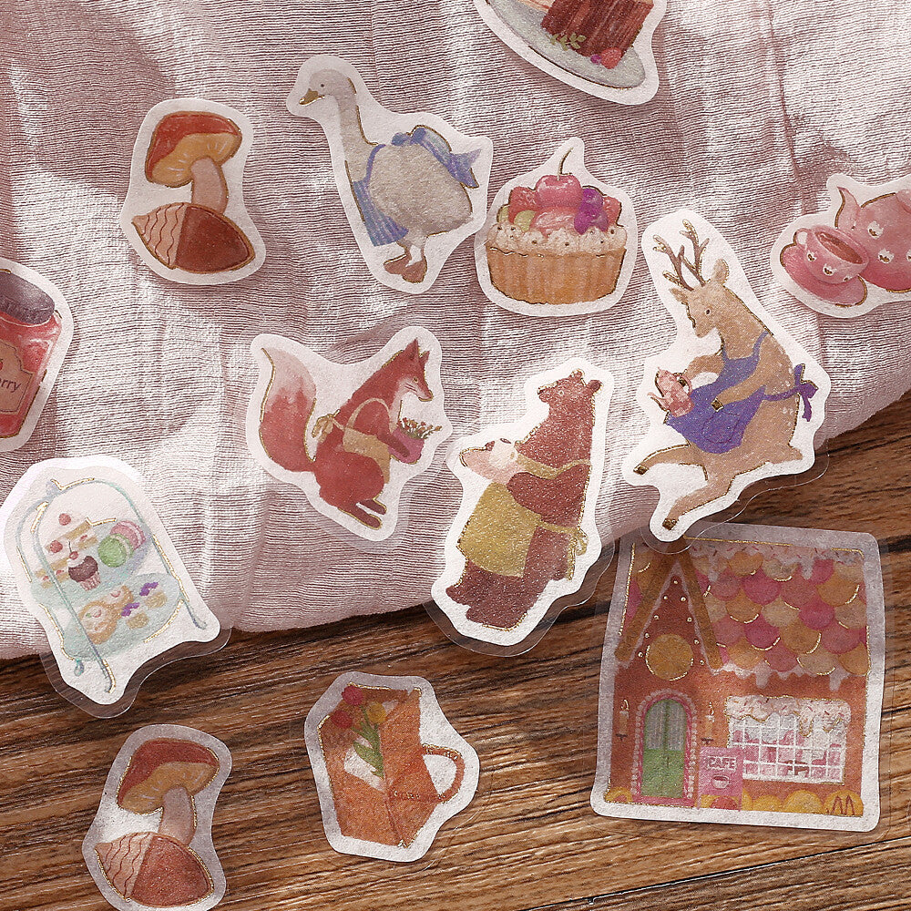 BGM Flake Stickers - Confectionery Café