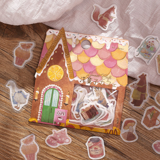 BGM Flake Stickers - Confectionery Café