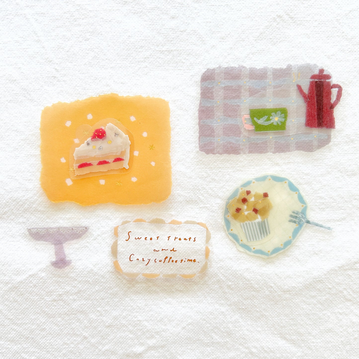 Tamura Miki Flake Stickers - Cozy Time