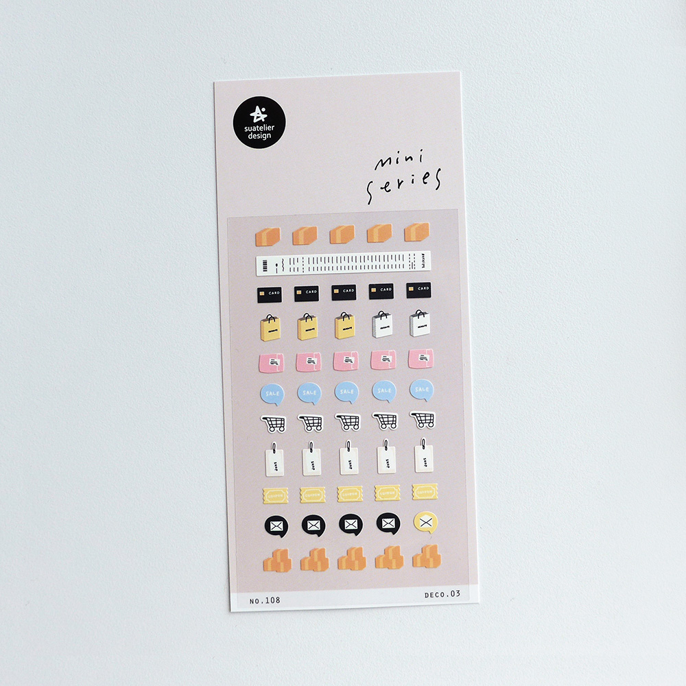 SUATELIER Stickers Mini Series - Deco 03