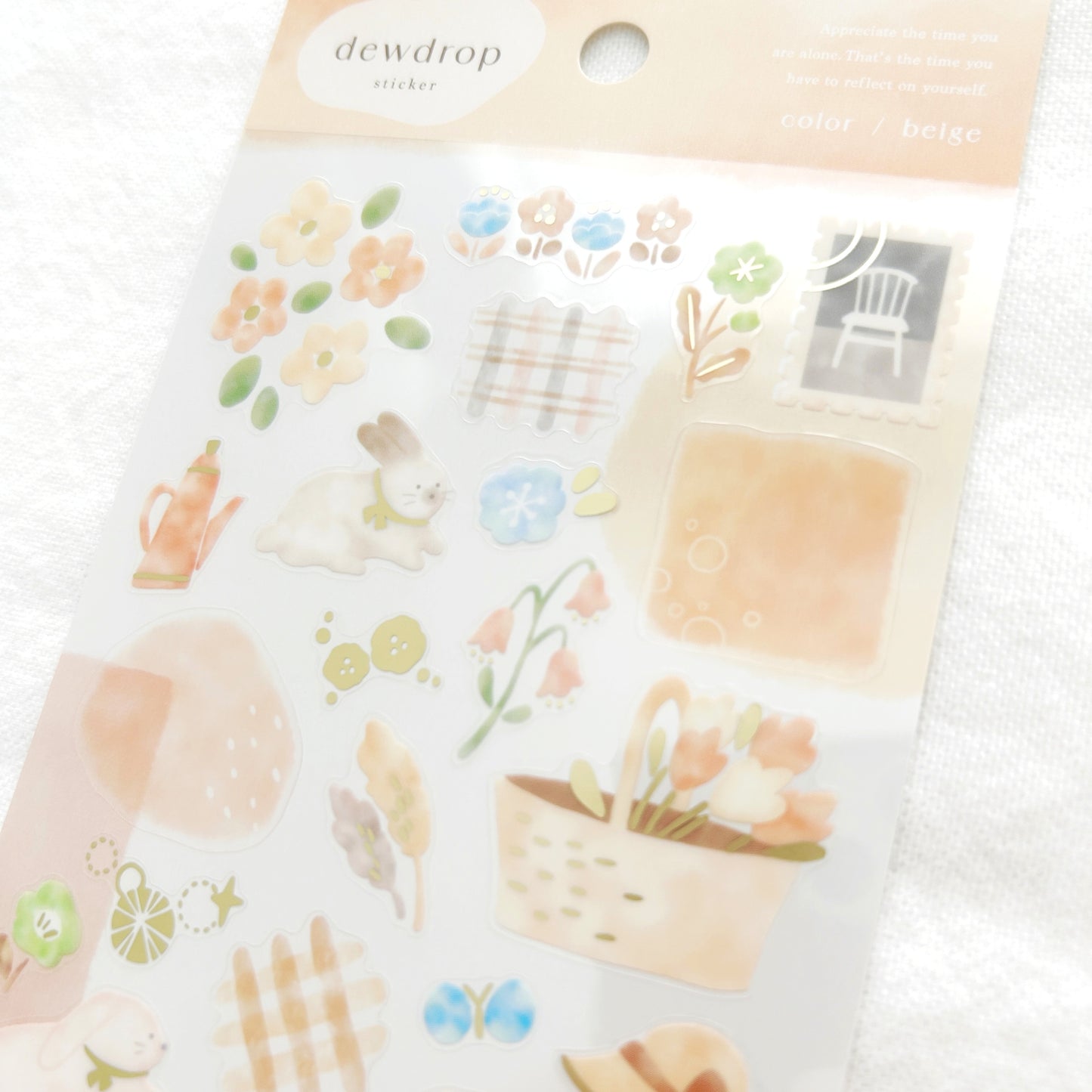 Mind Wave Dewdrop Stickers - Beige