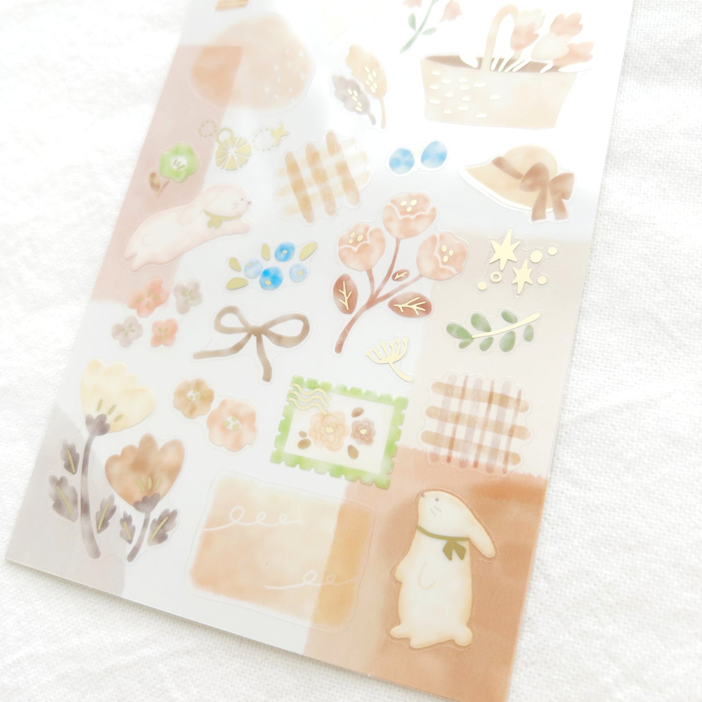 Mind Wave Dewdrop Stickers - Beige