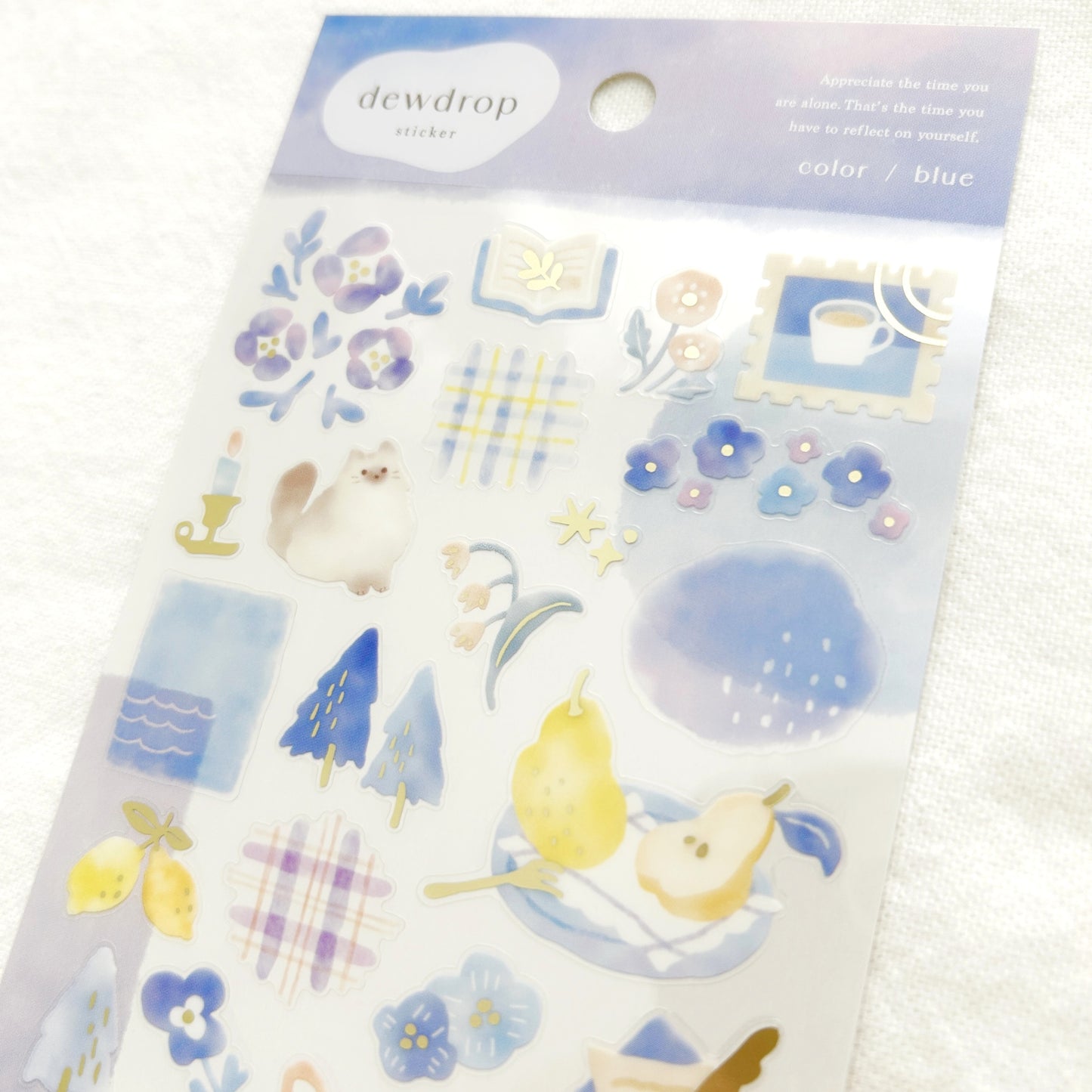 Mind Wave Dewdrop Stickers - Blue