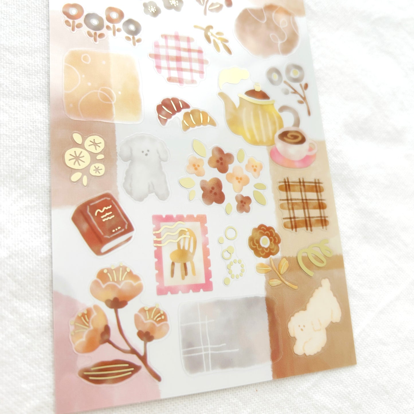 Mind Wave Dewdrop Stickers - Brown