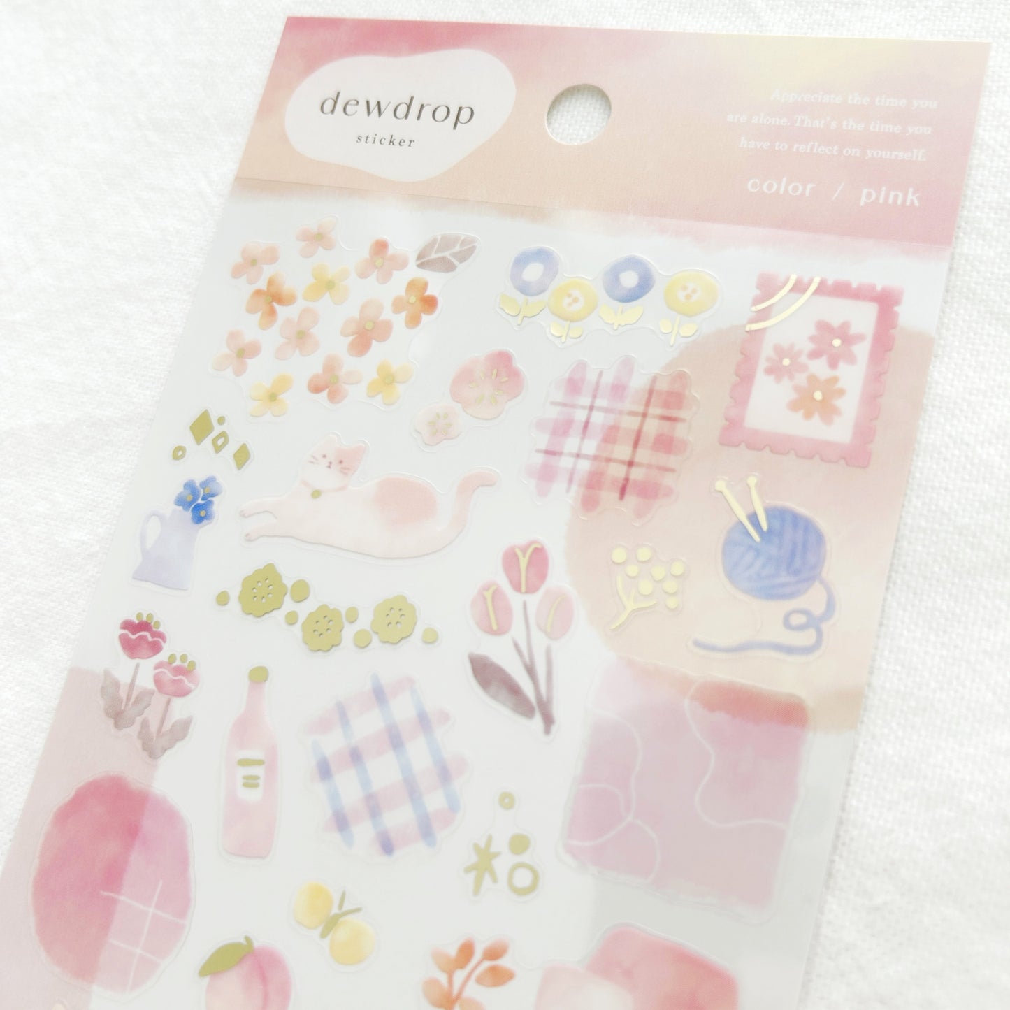 Mind Wave Dewdrop Stickers - Pink