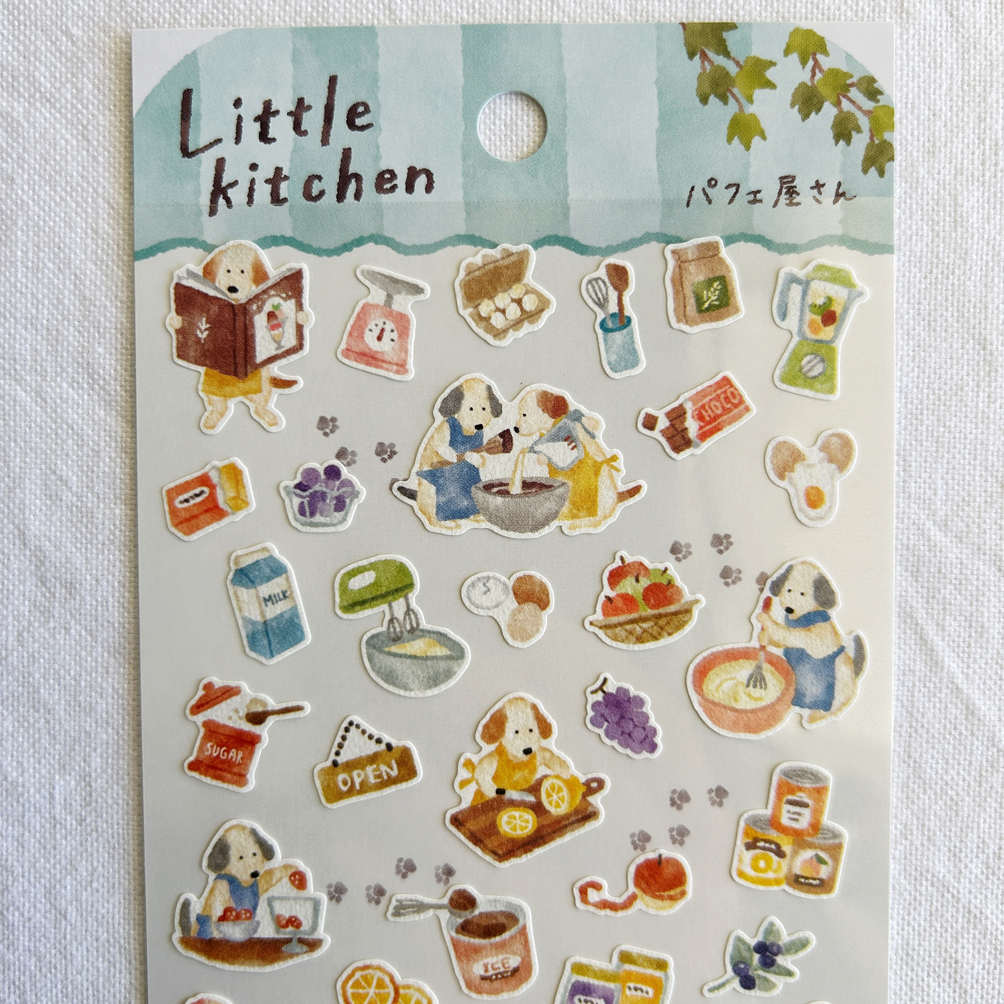 Mind Wave Little Kitchen - Parfait Shop sticker sheet. Perfect for journaling, scrapbooking, and creative craft projects.