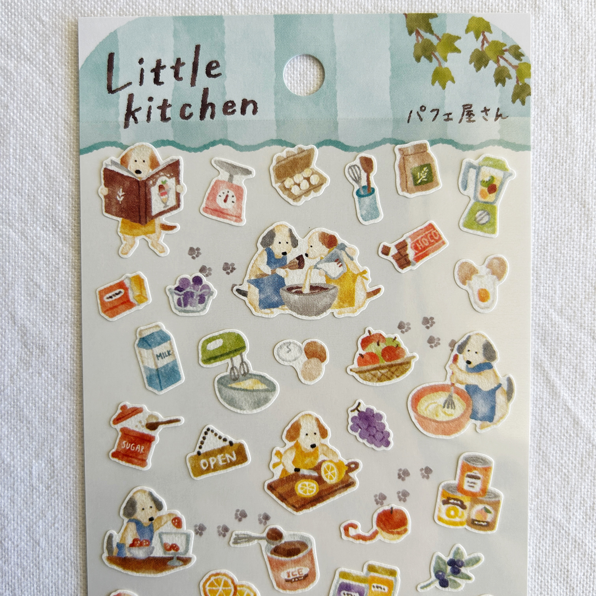 Mind Wave Little Kitchen - Parfait Shop sticker sheet. Perfect for journaling, scrapbooking, and creative craft projects.