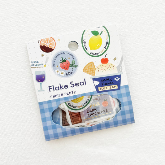 Eric Small Things Flake Stickers, cute mini sticker set featuring various designs, perfect for planners, journals, scrapbooking, and DIY crafts.