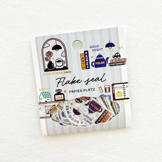 eric Gold Foil Flake Sticker - Favorite Things