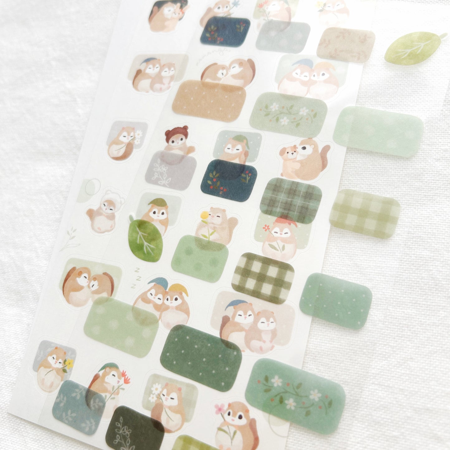 NB Mattari Animals Stickers - Good Night Flying Squirrel