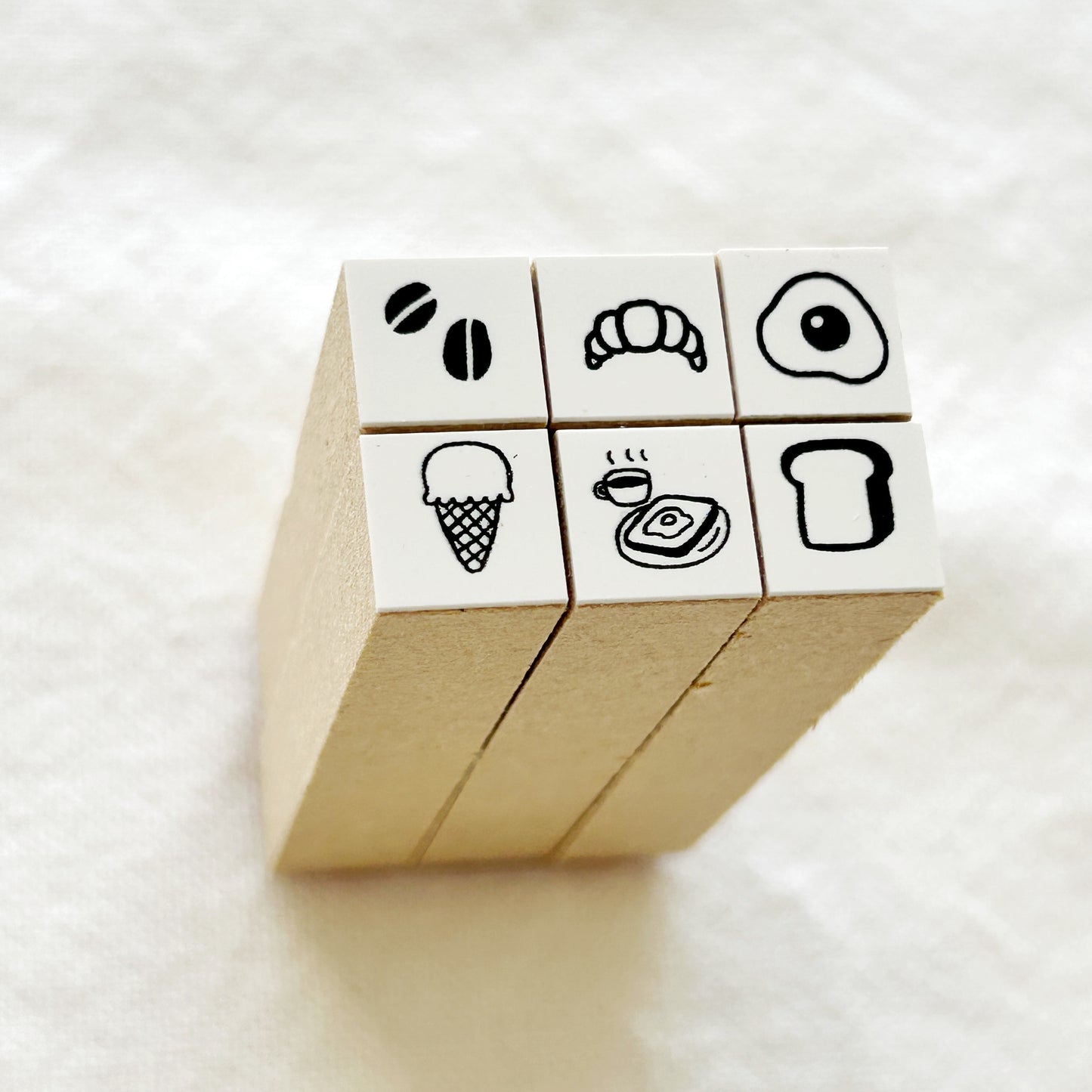 Stamp Marche Icon Rubber Stamps - Foods