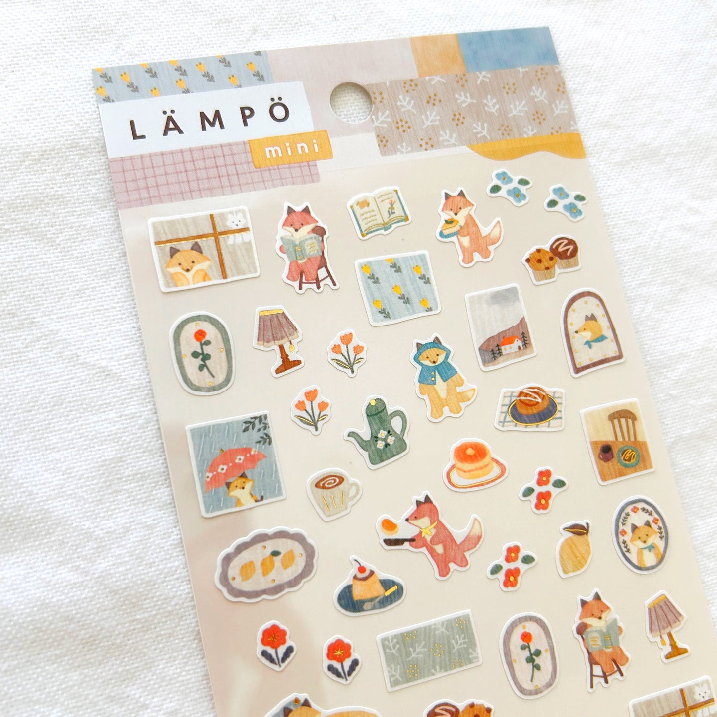 Mind Wave Lampo Mini Stickers - Fox and Rain