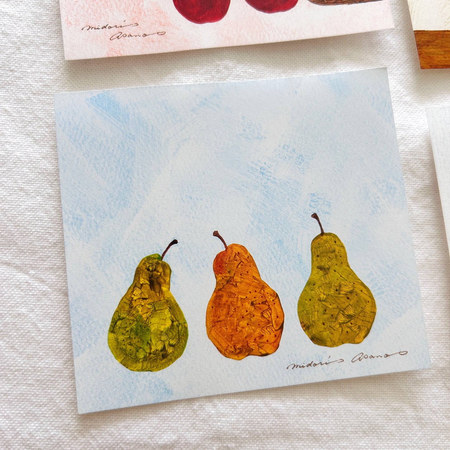 Midori Asano Memo Pad - Fruits