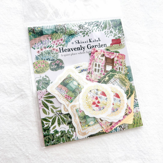 Shinzi Katoh Flake Stickers - Heavenly Garden
