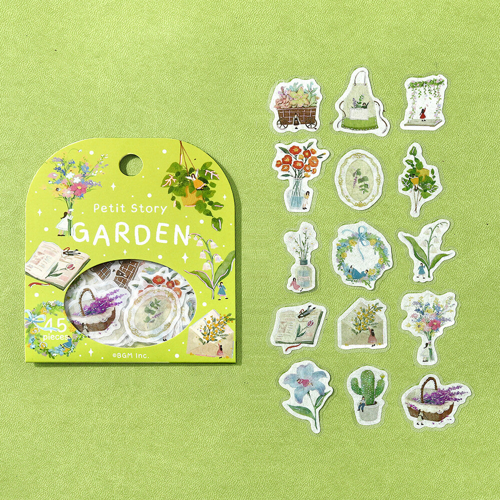 BGM Flake Stickers - Petit Story Gardening