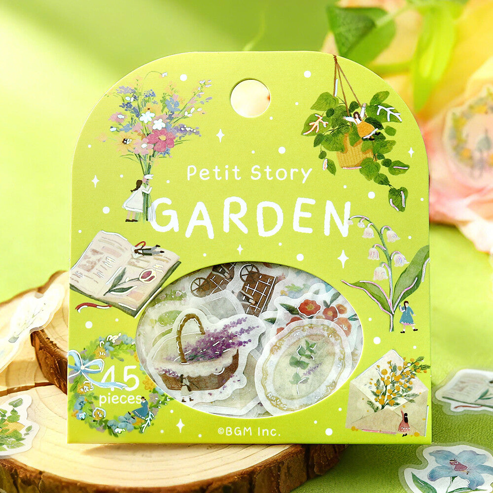 BGM Flake Stickers - Petit Story Gardening