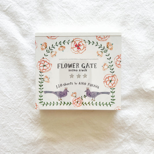 Aiko Fukawa Memo Pad - Flower Gate