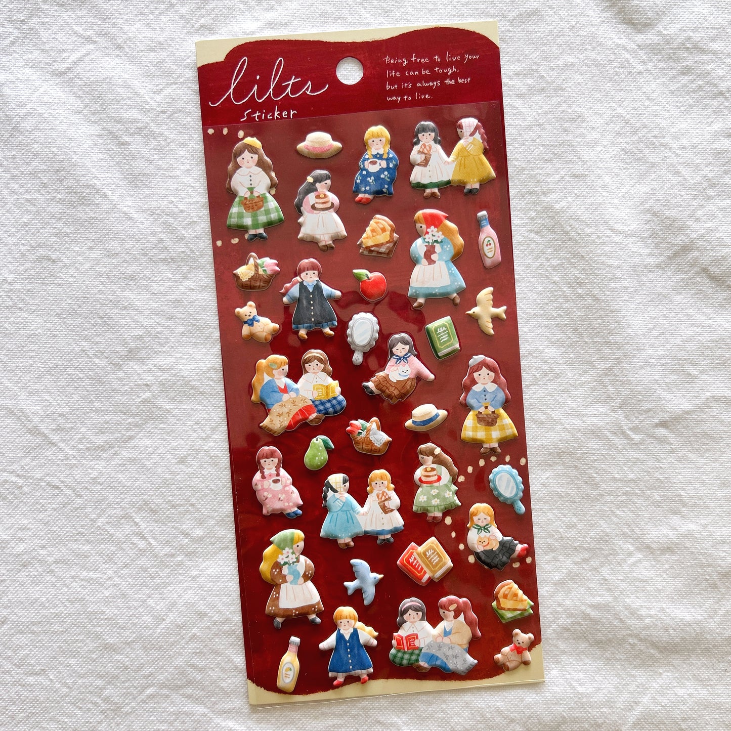 Mind Wave Lilz Puffy Stickers - Girl
