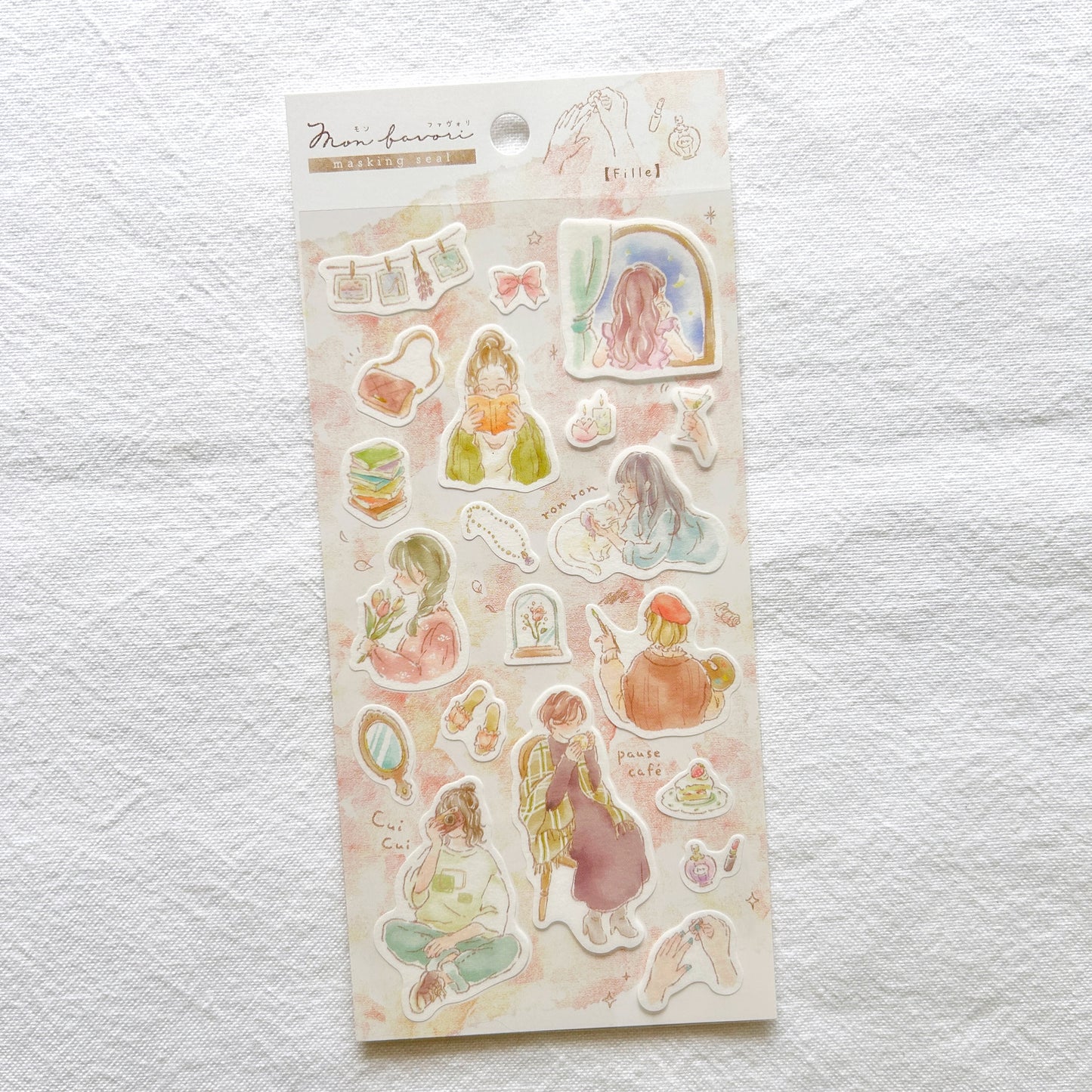Mon Favorit Washi Stickers - Girl