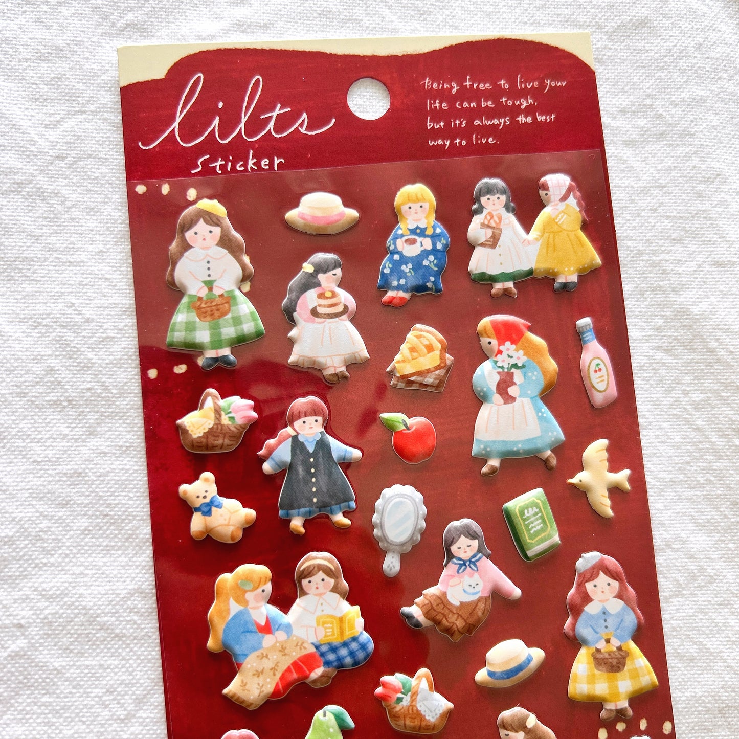 Mind Wave Lilz Puffy Stickers - Girl