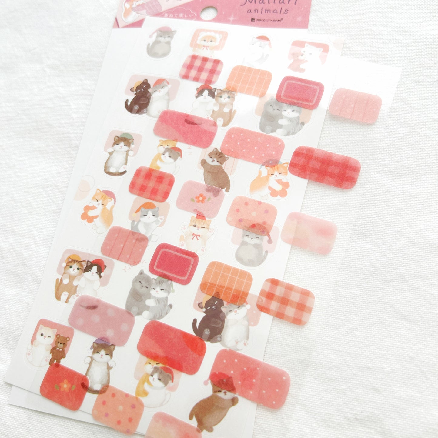 NB Mattari Animals Stickers - Good Night Kitten