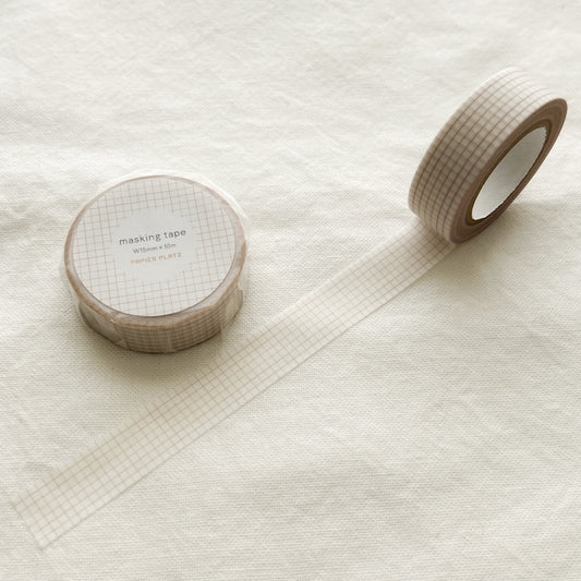 Papier Platz Washi Tape - Square Brown