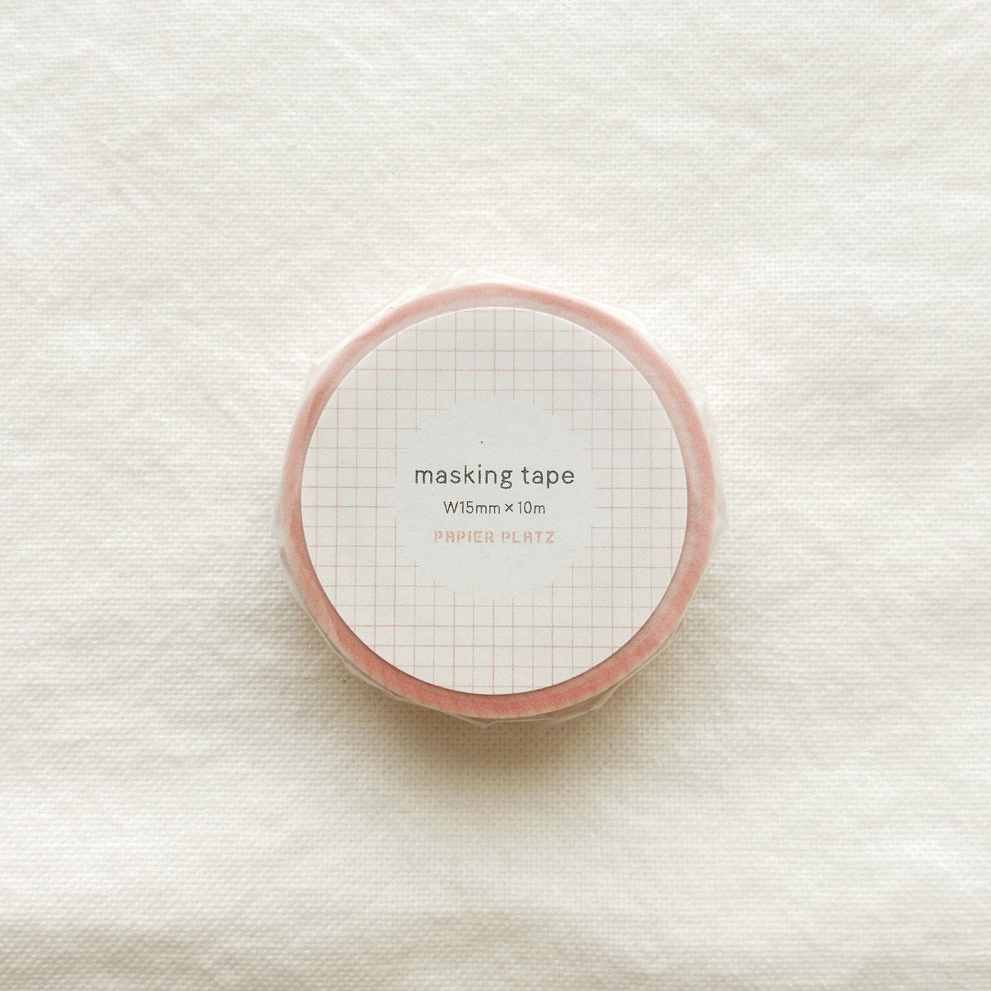 Pink square grid washi tape