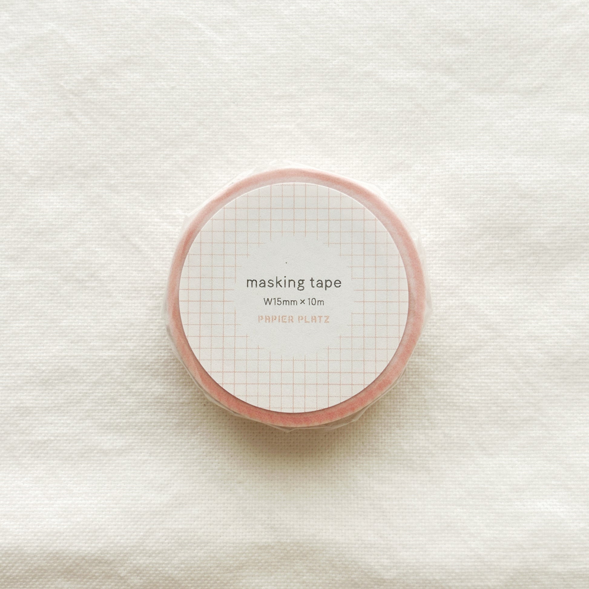 Pink square grid washi tape