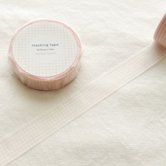Papier Platz Washi Tape - Square Pink