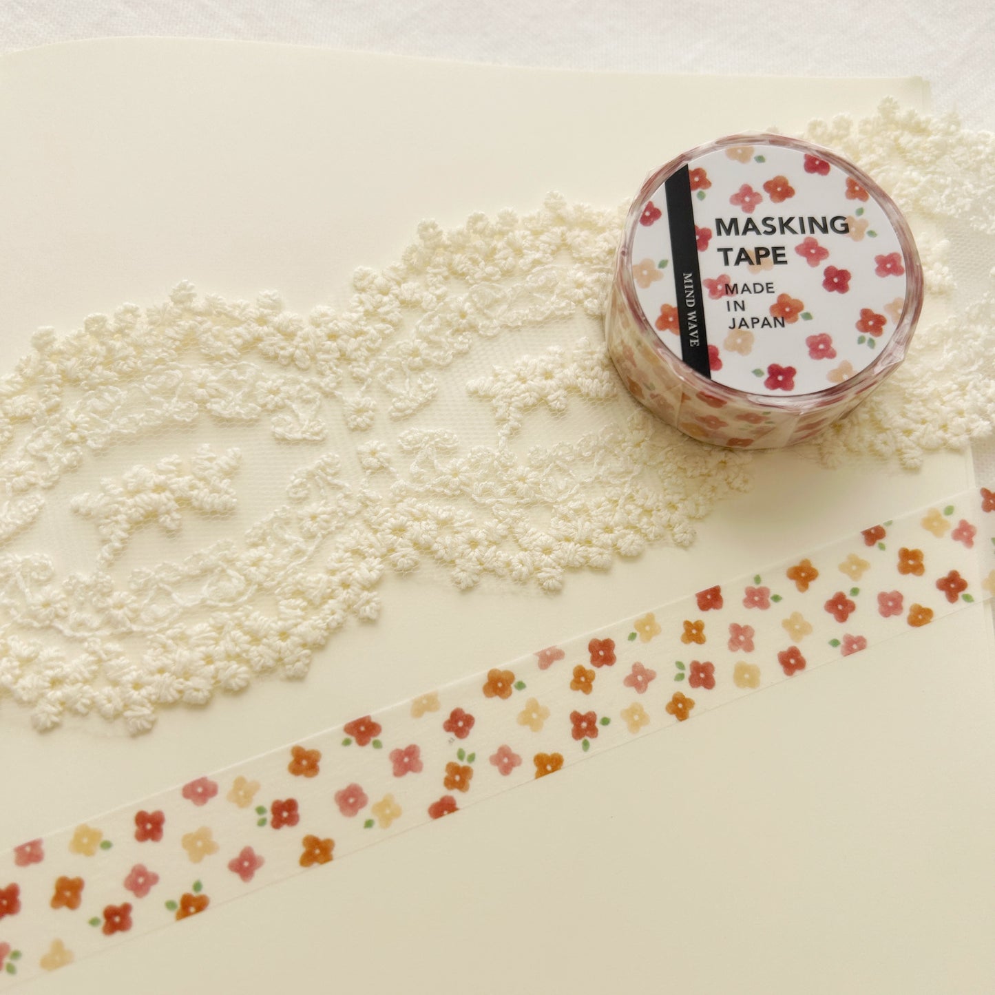 Mind Wave Washi Tape - Hana Red