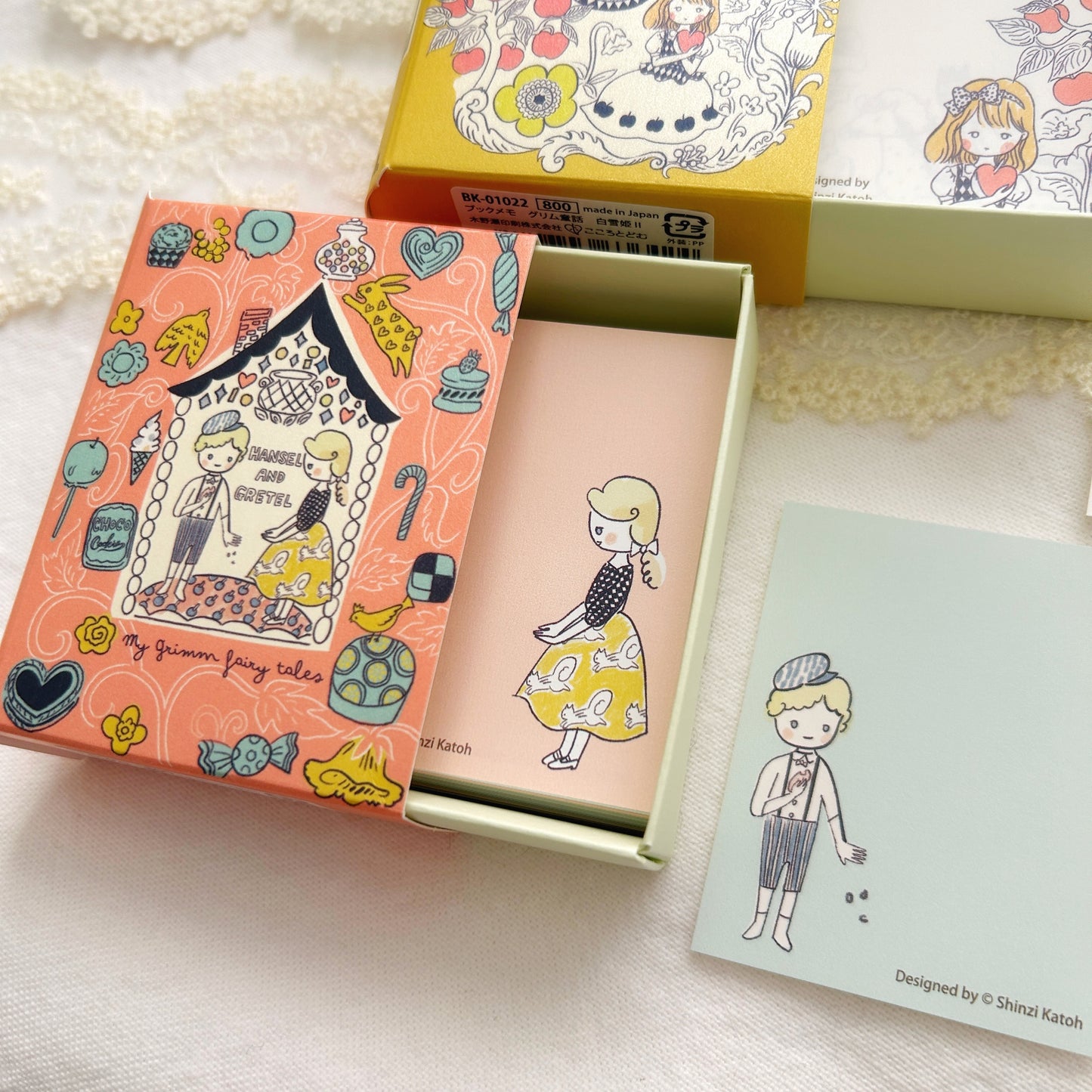 Shinzi Katoh Grimm's Fairy Tale Memo Notes Box - Hansel & Gretel