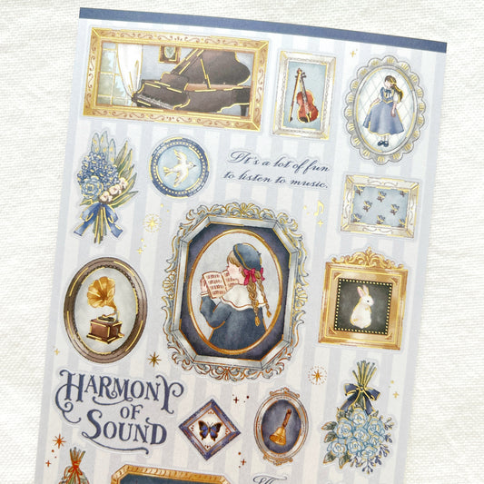 Mind Wave Choupinet Gold Foil Sticker -  Harmony of Sound