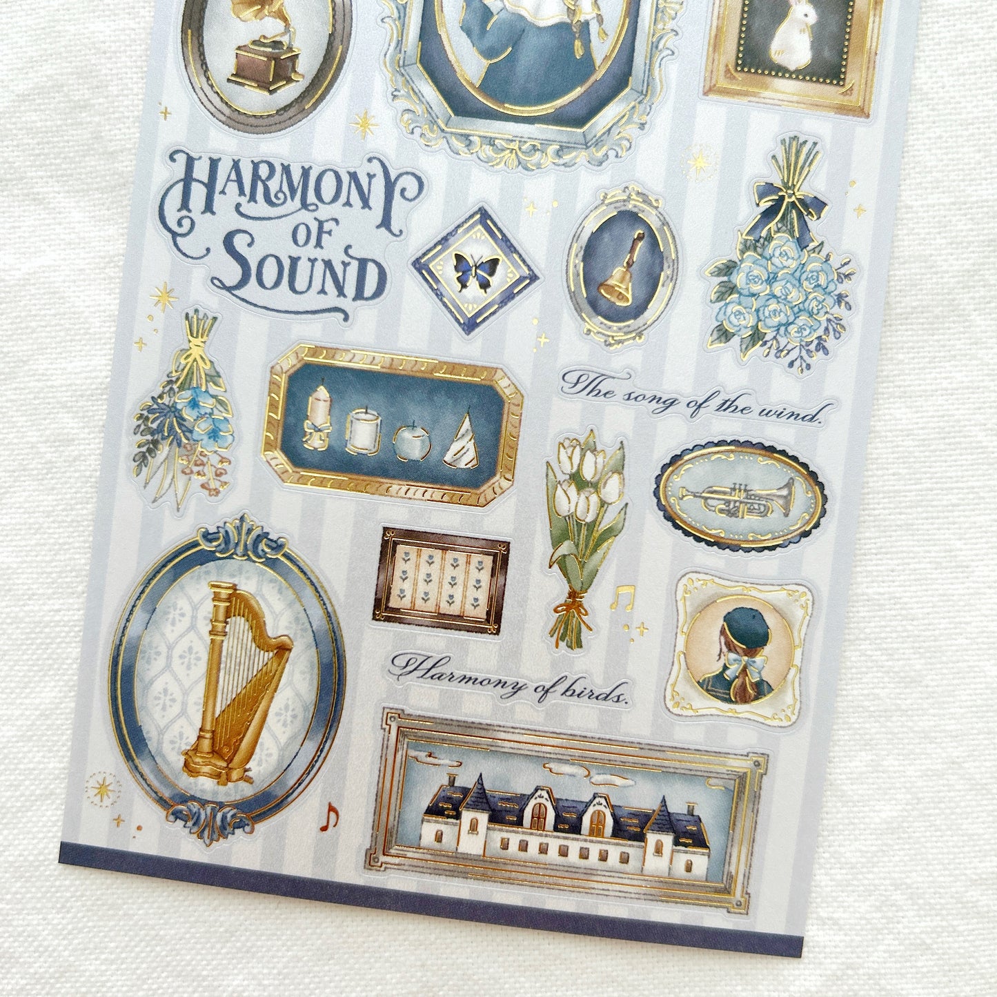 Mind Wave Choupinet Gold Foil Sticker -  Harmony of Sound