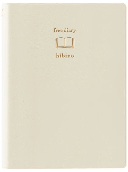 Midori Hibino Free Diary - Undated Daily - A6 - Ivory