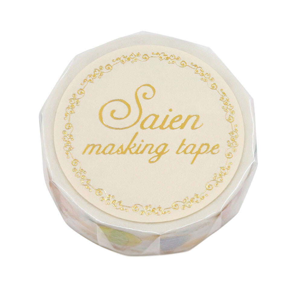 Saien Gold Foil Washi Tape - Hot Air Balloon